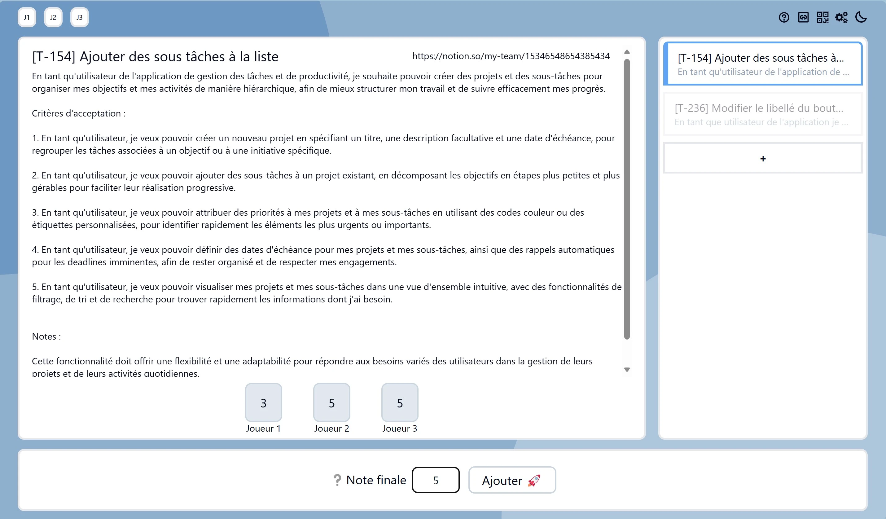 App screenshot